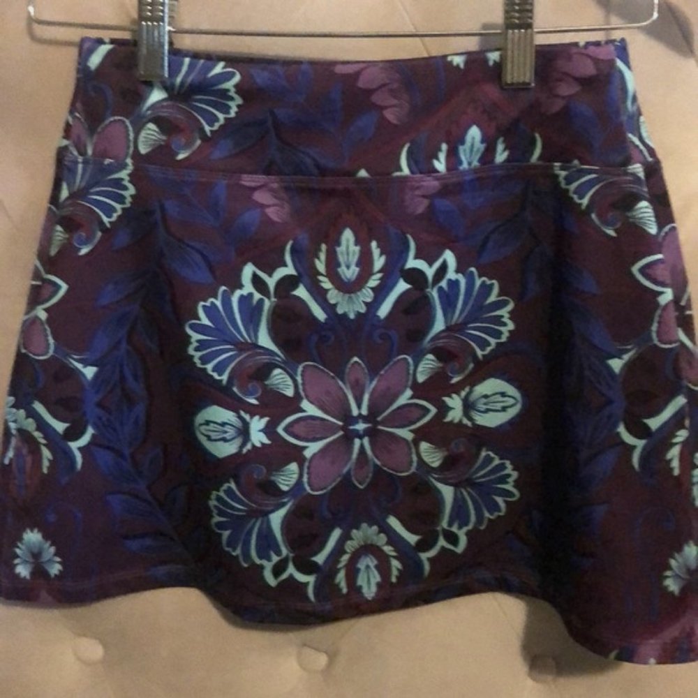 Athleta Skirt Purple Jade Pattern Large